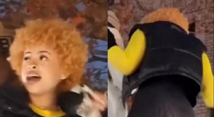 Ice Spice goes viral for her backside during turkey drive