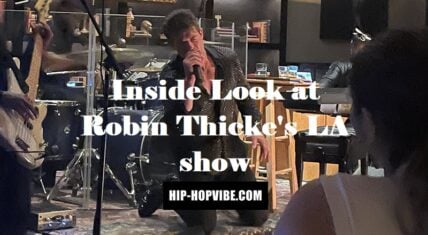 Robin Thicke on how he overcame depression in intimate LA show