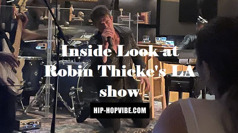 Robin Thicke on how he overcame depression in intimate LA show