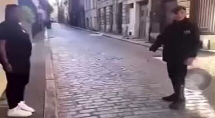 White man attacks Black woman in alley and she body slams him