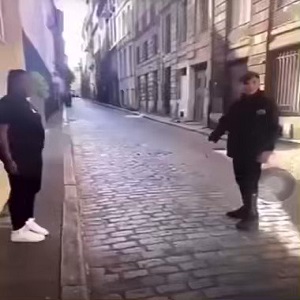 White man attacks Black woman in alley and she body slams him