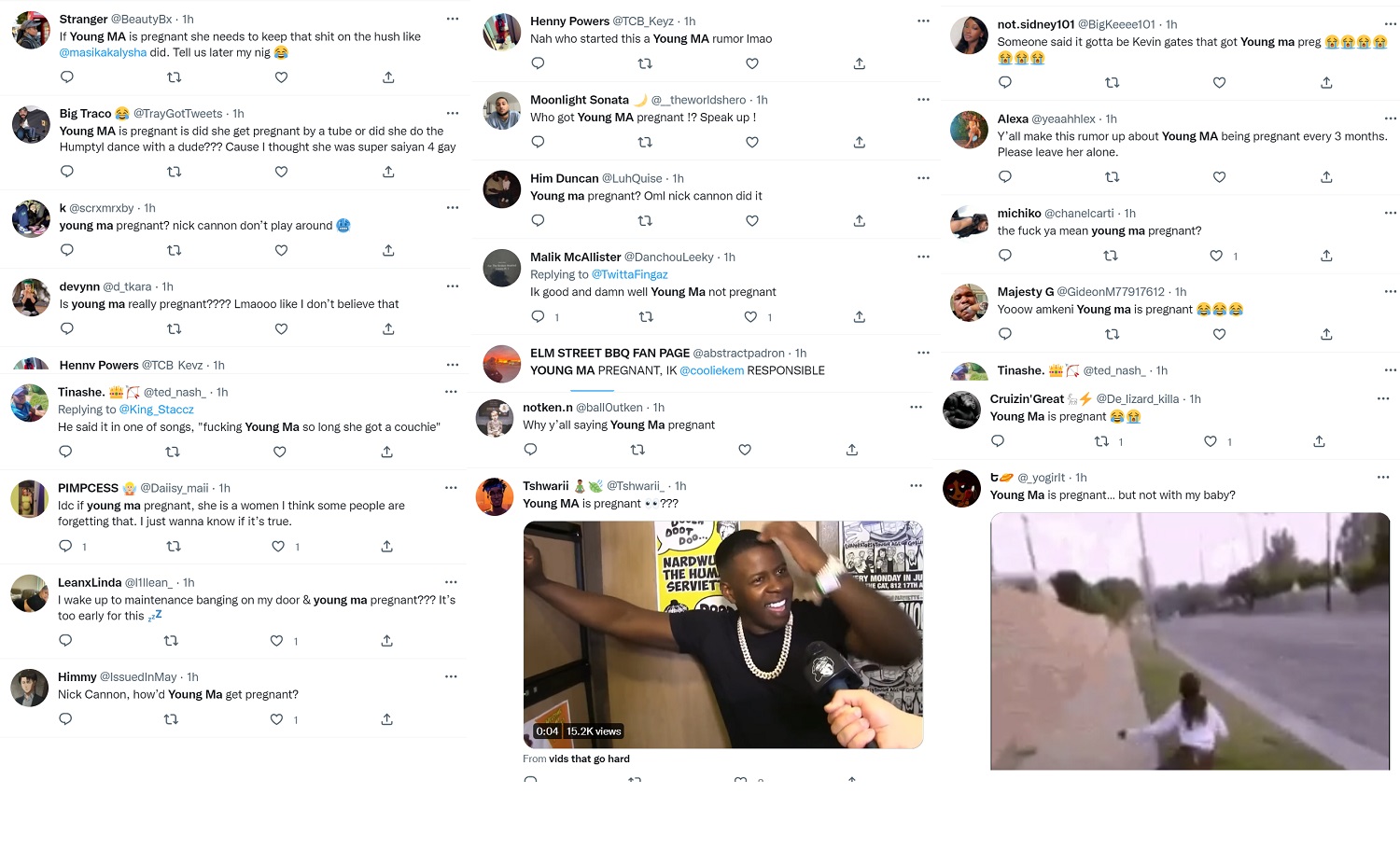 Young MA pregnancy rumors take over Twitter again