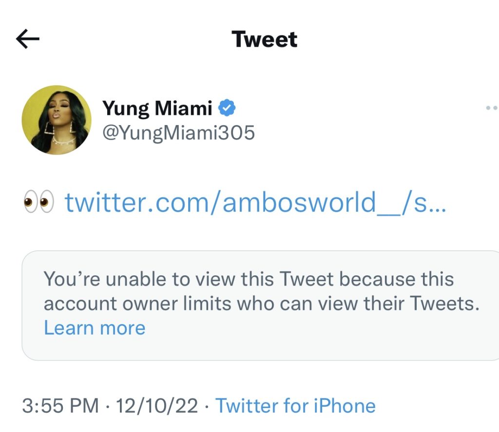 Yung Miami may speak on Diddy's sixth child on "Caresha Please"