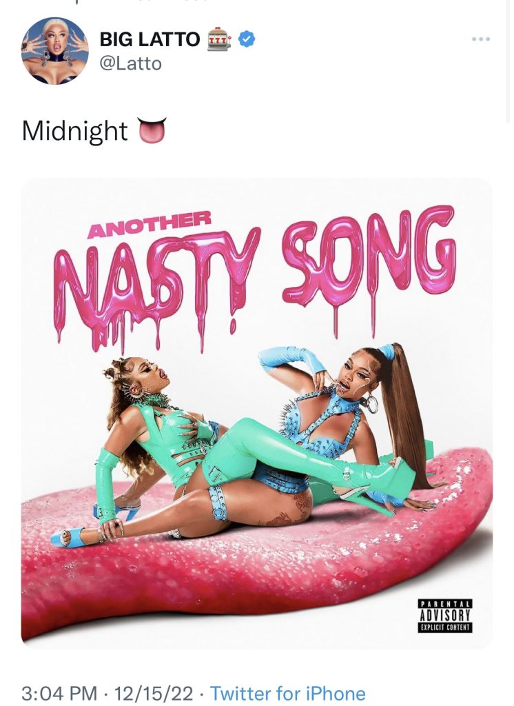 Latto announces "Another Nasty Song" single
