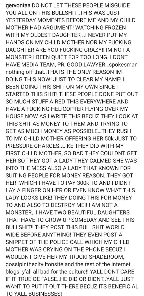 Gervonta Davis denies assaulting baby mama
