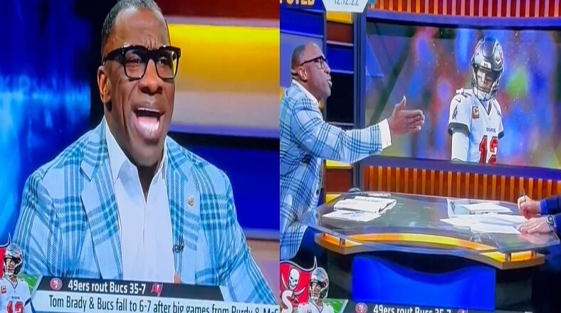 Shannon Sharpe screams at Skip Bayless during argument