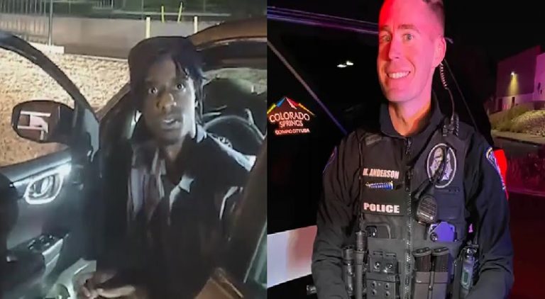 White cop smiles after beating a homeless Black Army vet