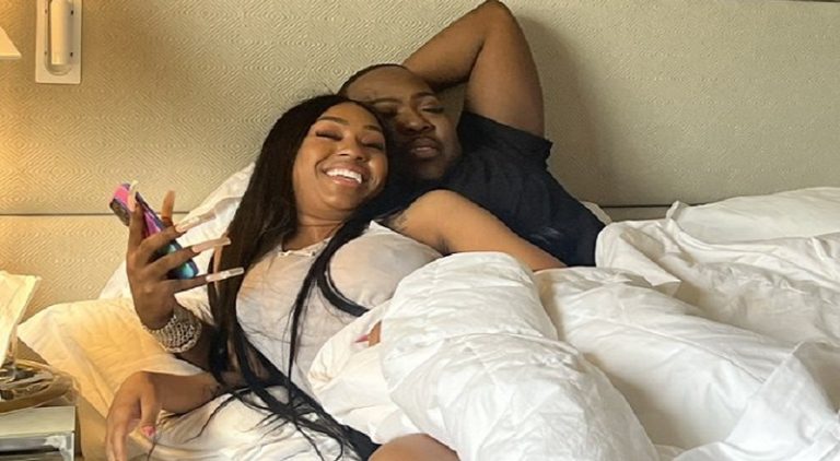 Yung Miami posts pic of her in bed with Saucy Santana