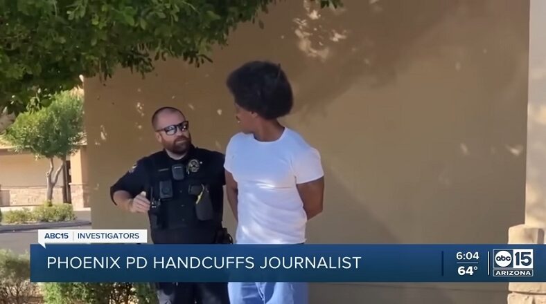 Black reporter arrested by Phoenix PD for interviewing people