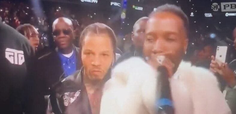 Shy Glizzy performs "First 48, Pt. 2" at Gervonta Davis' fight