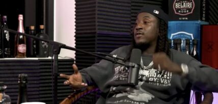 K Camp denies claims by critics that he fell off