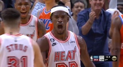 Jimmy Butler hits explosive and-1 game-winner vs Thunder