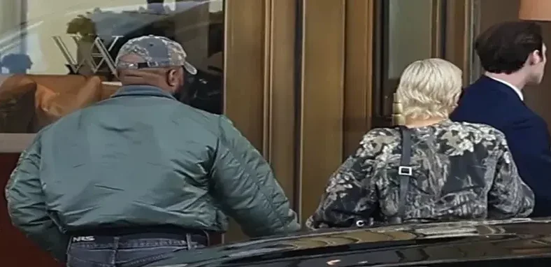 Kanye West spotted with mystery woman after going missing