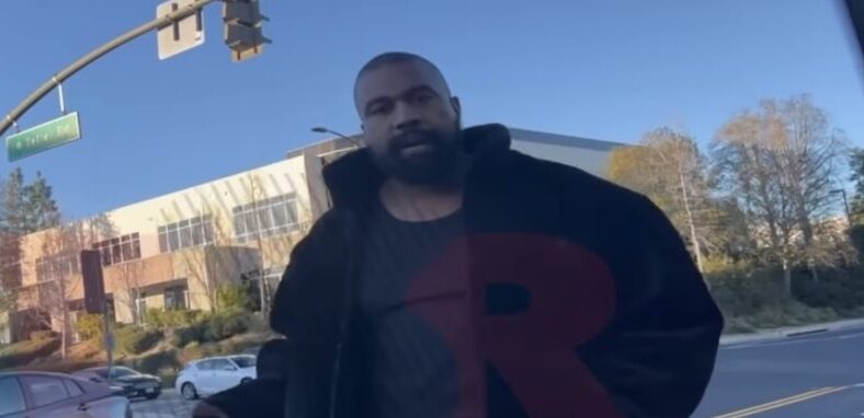 Kanye West throws woman's phone after she recorded him