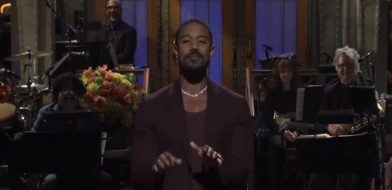 Michael B. Jordan jokes about Lori Harvey breakup on "SNL"