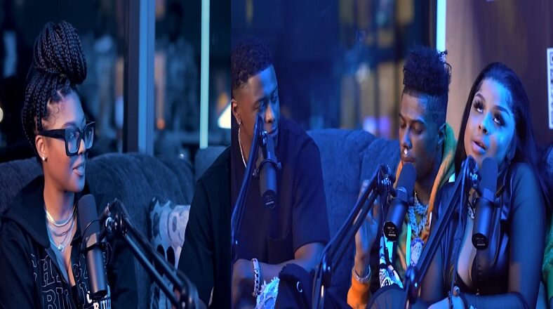 Chrisean Rock gets mad at Moniece for talking to Blueface