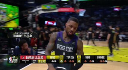 Damian Lillard wins the NBA's Three Point Contest