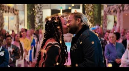 Lauren London and Jonah Hill kiss on You People was CGI
