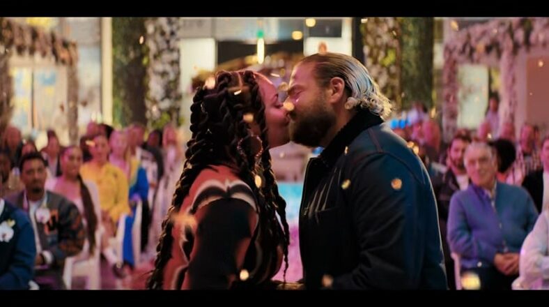 Lauren London and Jonah Hill kiss on You People was CGI