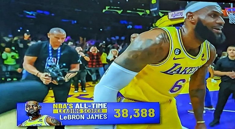 LeBron James becomes the NBA's all-time leading scorer
