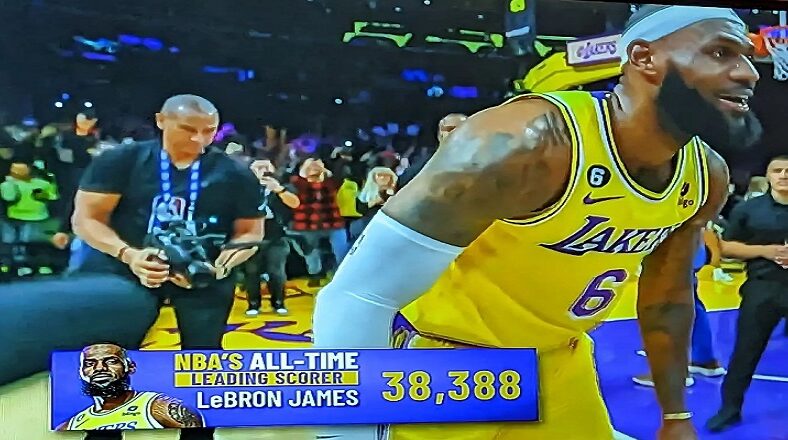 LeBron James becomes the NBA's all-time leading scorer