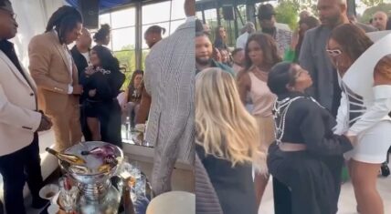 Lil' Kim reunites with Jay-Z and Beyonce at the Roc Nation brunch
