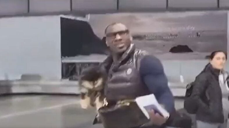 Shannon Sharpe gets mad at a man for filming him at the airport