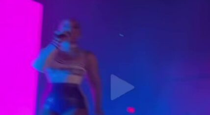 Chloe Bailey gets stuff thrown at her during performance