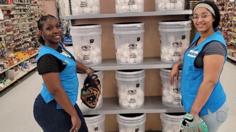Female Walmart employee goes viral due to backside