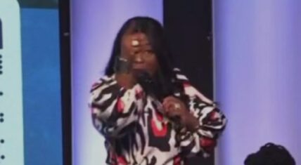 Female pastor threatens woman during her sermon
