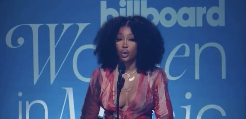 SZA receives Billboard Woman Of The Year award