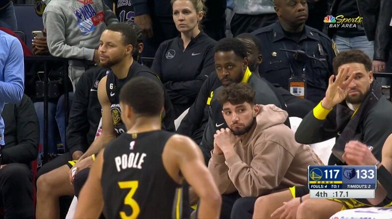 Klay Thompson flexes his titles as Warriors lose to Grizzlies
