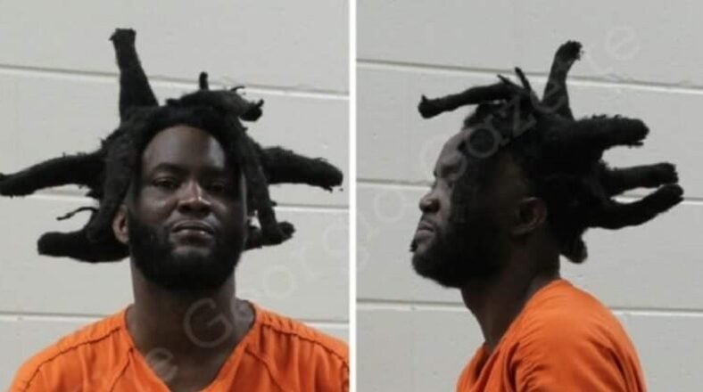 Man goes viral for wearing wild dreads in his mugshot