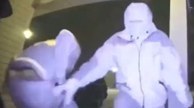 Man shot himself in the leg trying to break into a house