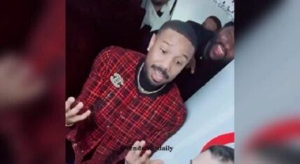Michael B Jordan tells overly eager fan to chill out