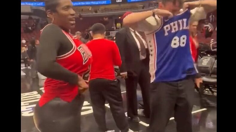 Patrick Beverley's mom goes viral for her backside