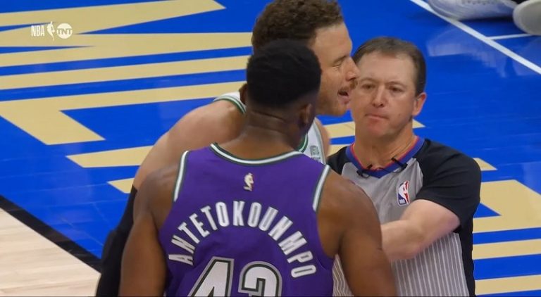 Thanasis Antetokounmpo headbutts Blake Griffin and gets ejected