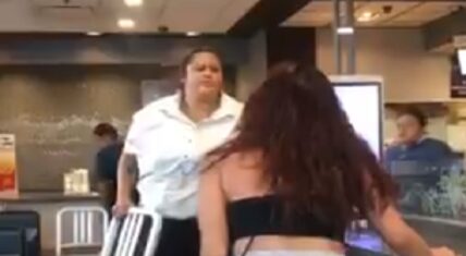 Woman throws juice on McDonalds manager, sparking viral drama
