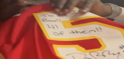 Boosie shows off gifted Dejounte Murray jersey after 41-point game