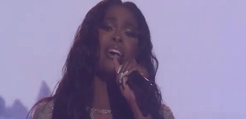 Coco Jones performs "ICU" on "The Tonight Show"