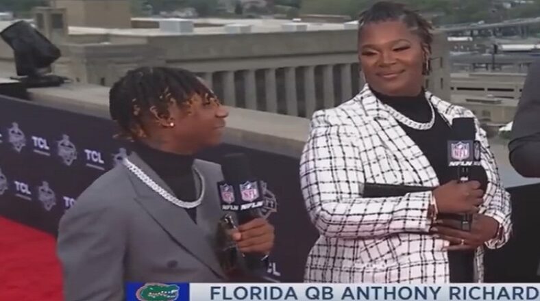 Anthony Richardson's kid brother has man voice and neck tattoo