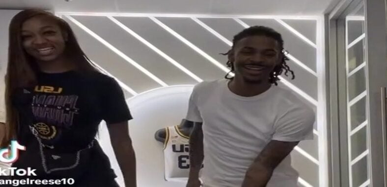 Angel Reese and Ja Morant do the gritty in new TikTok video