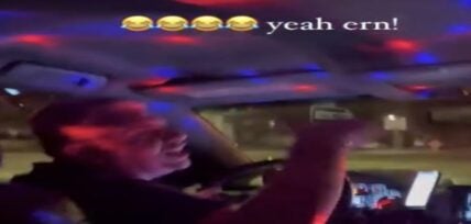 City Girls' JT shows off driver rapping Young Dolph's "Preach"