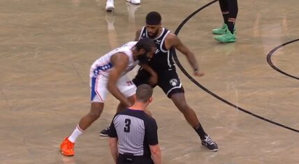 James Harden hits Royce O'Neale in the groin and gets ejected