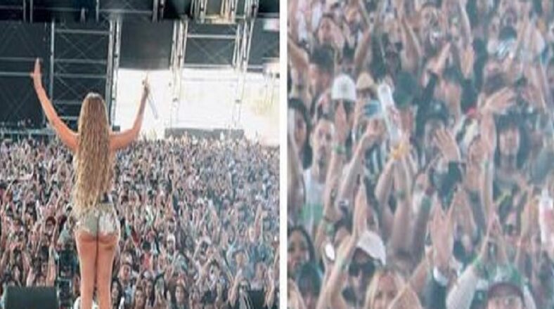 Latto is being accused of photoshopping her Coachella crowd