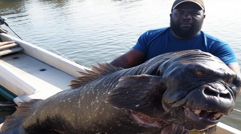 Man captures fish with gorilla face and people think it's fake