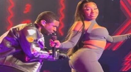 Usher goes viral for poking Yung Miami's backside during concert