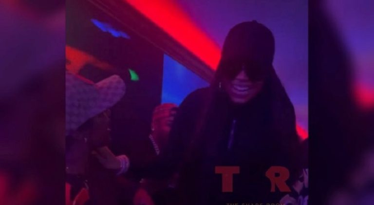 Ashanti and Nelly went out partying and turning up to her old music