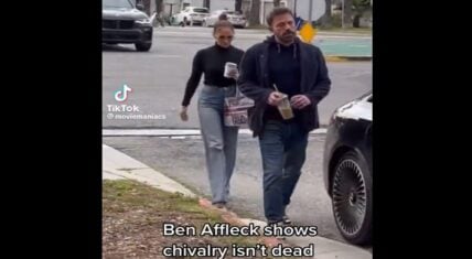 Ben Affleck looks noticeably tired walking with Jennifer Lopez
