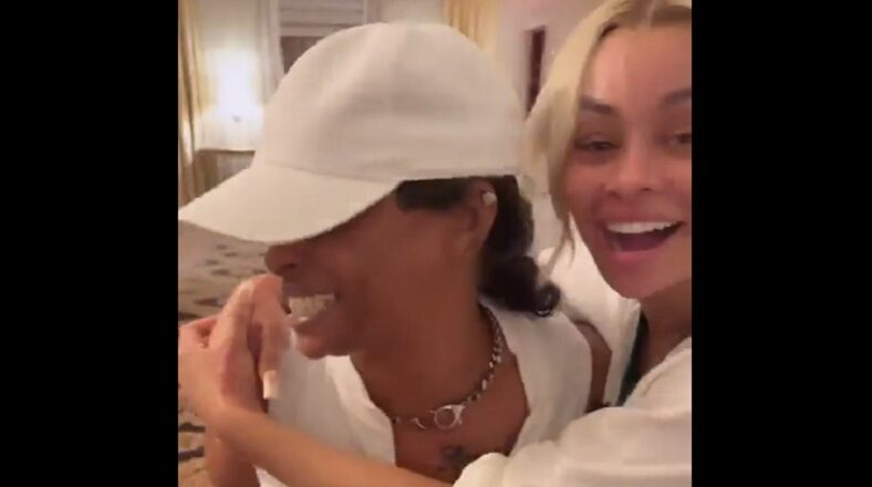 Blac Chyna and Tokyo Toni reunite and share a big hug